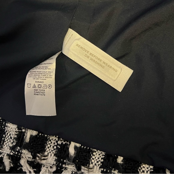 Ann Taylor Tweed Open Front Jacket - Picture 6 of 7